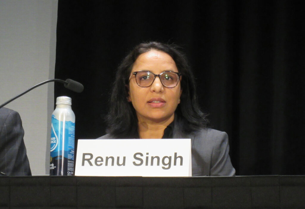 Renu Singh, PhD, senior director clinical pharmacology at Gilead (Photo: Liz Highleyman)